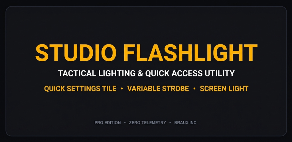 Studio Flashlight Feature Graphic